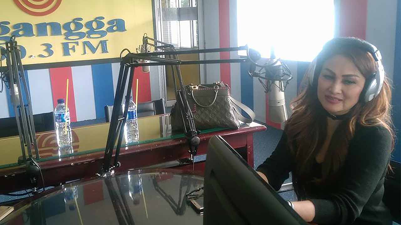Connie Nurlita Visit Radio Elgangga dan Wibawa Mukti