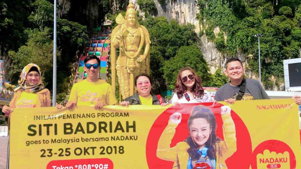 Sibad Temani Pemenang Kuis Nadaku ke Malaysia