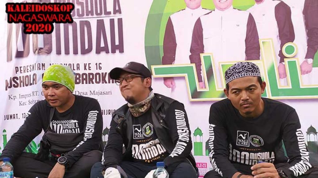 April 2020, Wali Band Resmikan Mushola di Lebak Banten