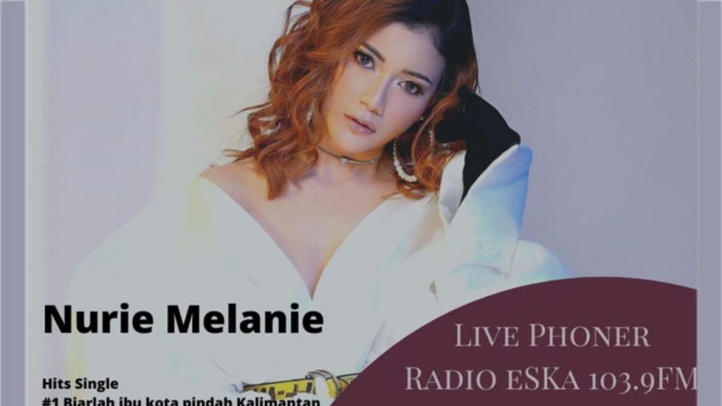 Nurie Melanie Sapa Kota Kelahirannya Lewat ESKA 103.9 FM Bontang