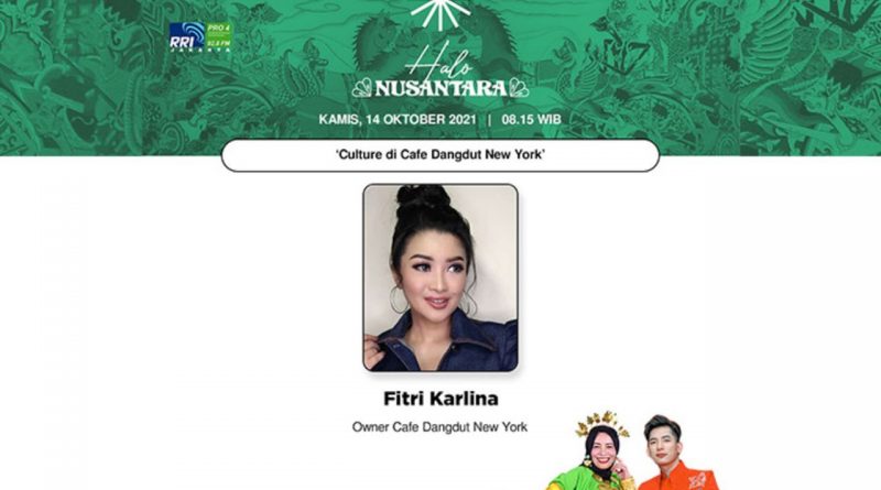 Fitri Carlina, Kamis Besok Jam 8 Pagi di RRI Pro 4 Jakarta 92.8 FM