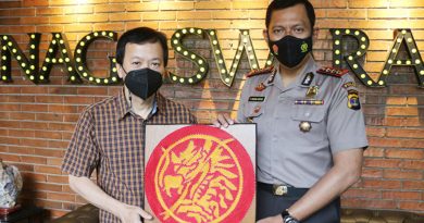 Kabid Humas Polda Lampung Silaturahmi ke NAGASWARA