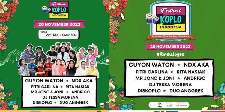 Andrigo, Fitri Carlina, Duo Anggrek di Festival Koplo Vol 2 Riau