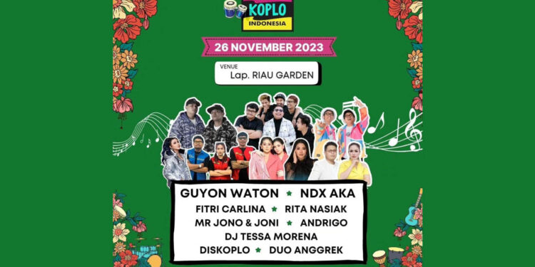 “Festival Koplo Indonesia Vol2” di Riau Dimeriahkan Artis-artis NAGASWARA