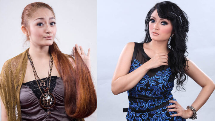 Di awal Karir Siti Badriah masih memiliki rambut panjang