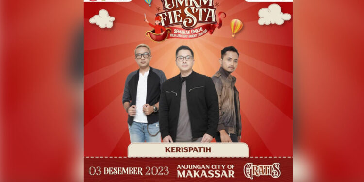 Kerispatih Konser Gratis di “UMKM FIESTA” di Makassar