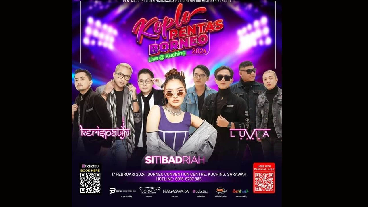 Kerispatih, Siti Badriah dan Luvia Konser di Malaysia