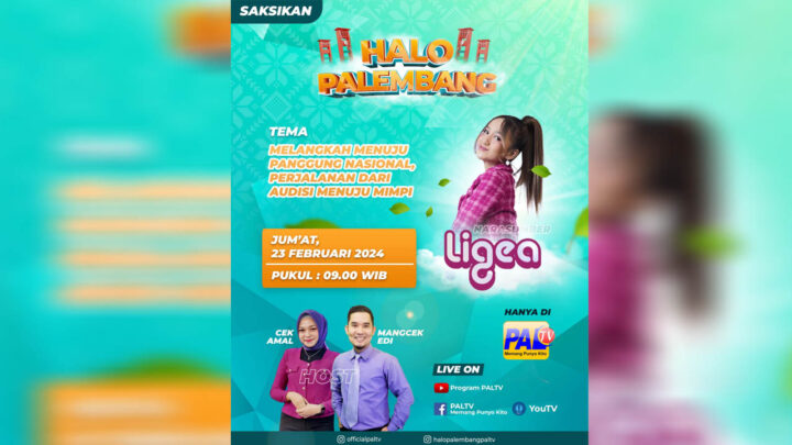 Ligea Tampil Live di PAL TV Palembang