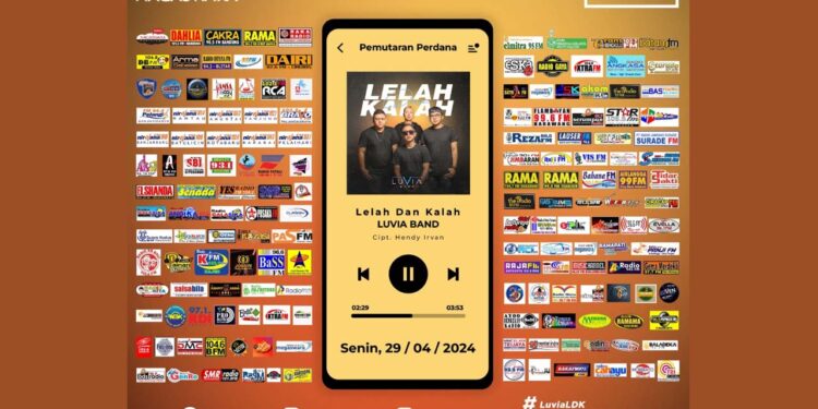 Luvia "Lelah dan Kalah" Airplay Perdana di Radio Tanah Air