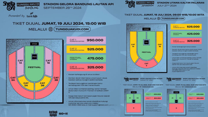 War Tiket Tambahan Konser SO7 di Stadion Gelora Bandung Lautan Api